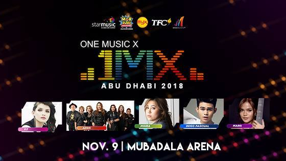 KZ, Moira, Aegis, Maris, and Iñigo, performing live in “One Music X Abu Dhabi”