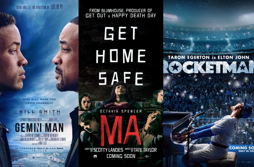 New Posters Arrive for “Gemini Man,” “Ma,” and “Rocketman”